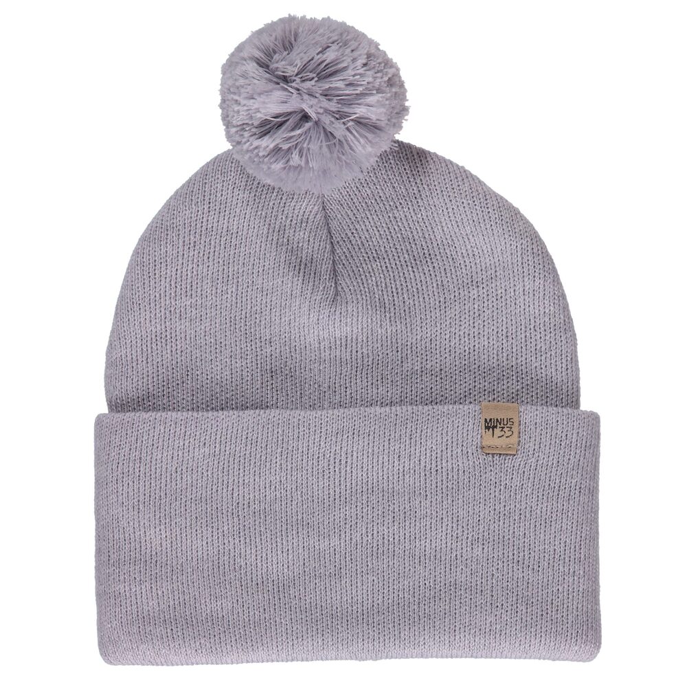 5163 Minus33 Midweight Everyday Knit Cuff Pom Beanie 100% Merino Wool